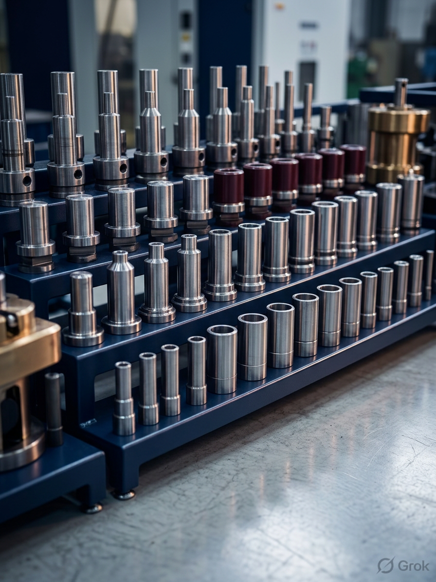 Industrial tube forming mandrels for laminated packaging production
