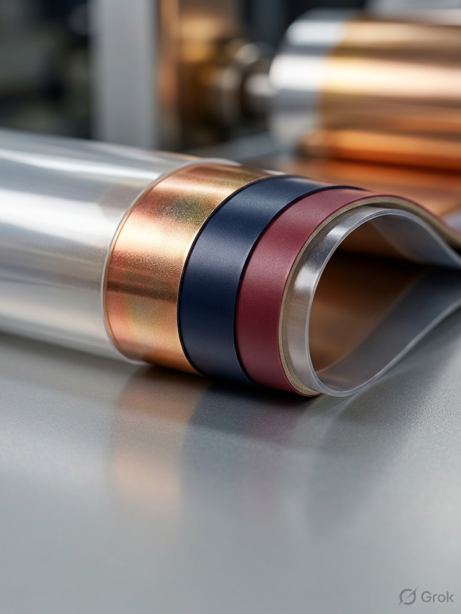 Cross-section view of multi-layer laminated barrier film