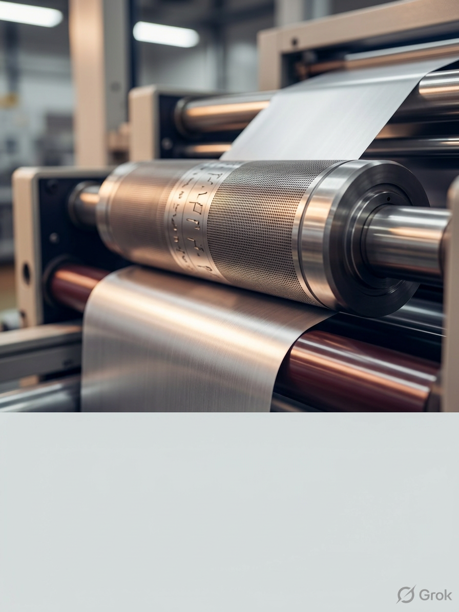 In-line printing on silver ABL laminate web