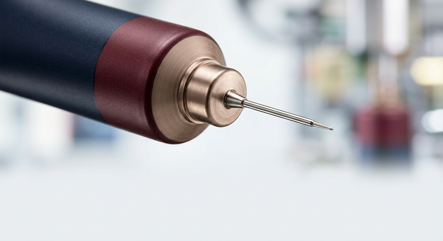 Precision nozzle and shoulder assembly on a multi-layer cosmetic tube