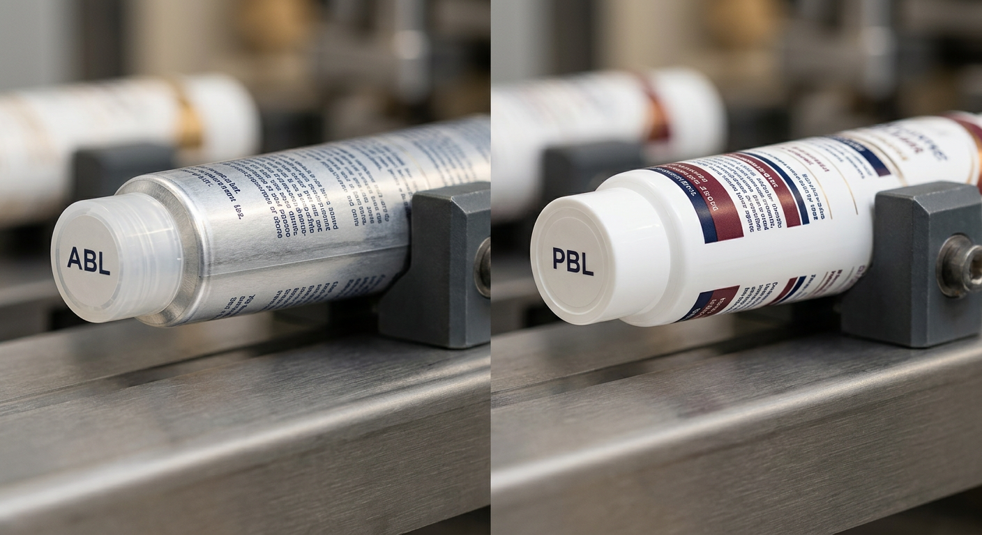 Surface print quality comparison between ABL and PBL multi-layer tubes